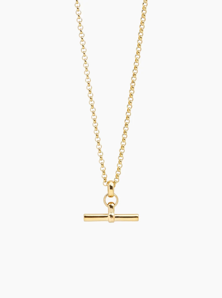 Gold Plated T-Bar Chain