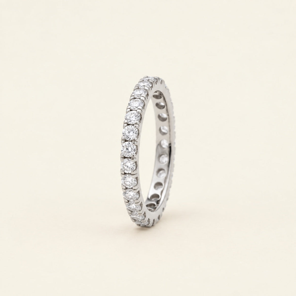 Eternity Band Ring in silver
