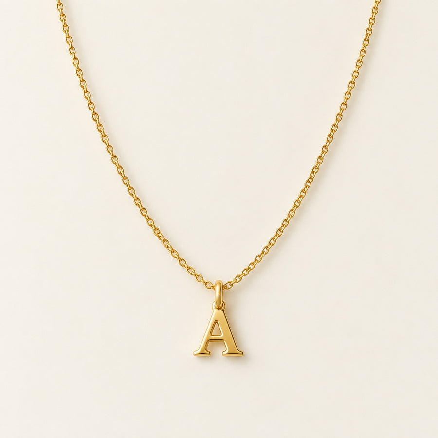 Initial Pendant Necklace
