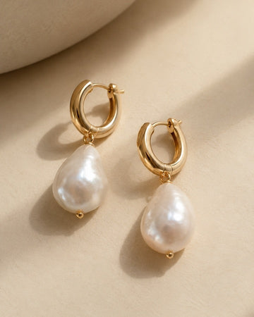 Solid Gold Earrings