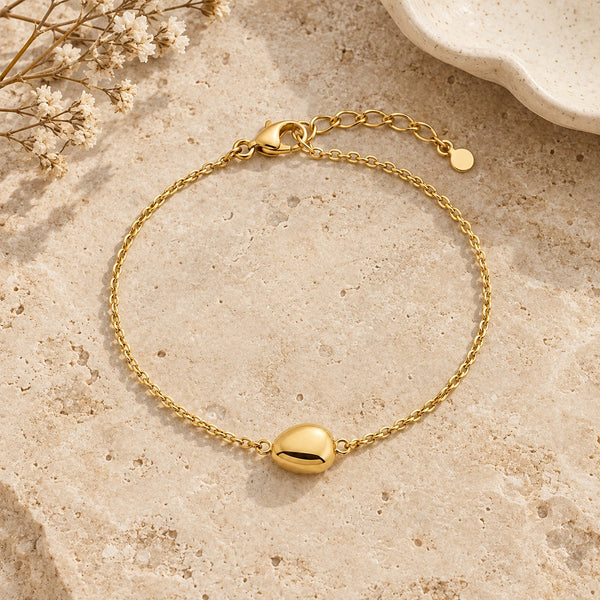 Pebble Charm Bracelet styled