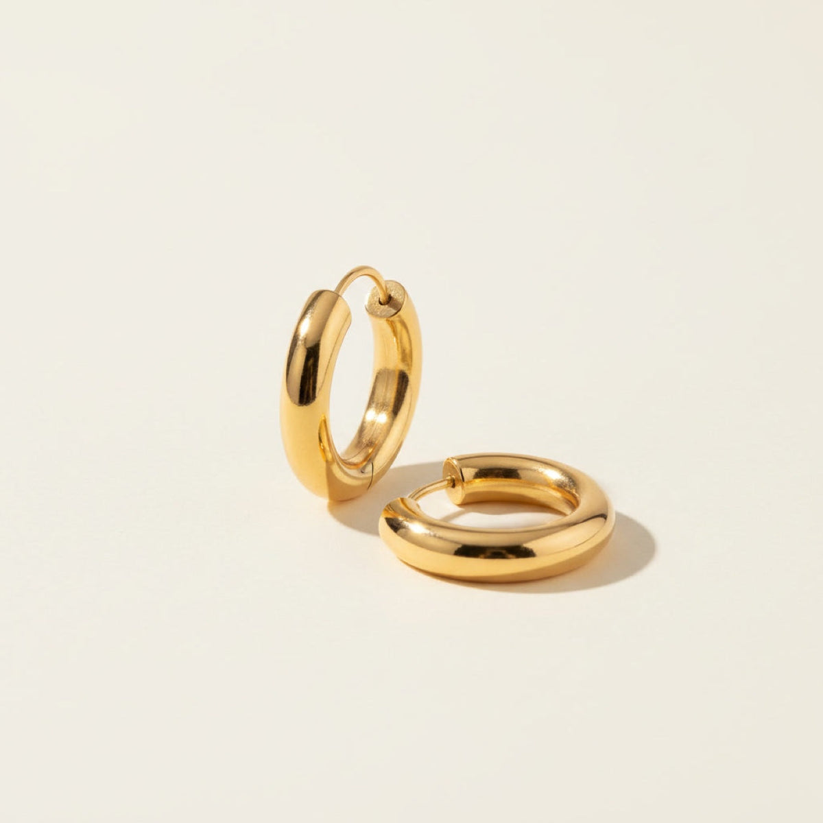 Polished Hoop Earrings