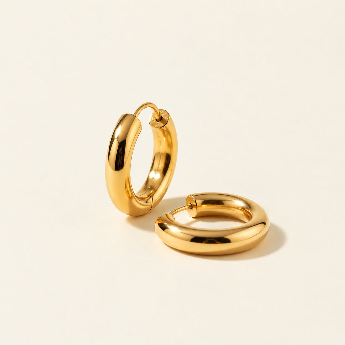 Polished Hoop Earrings