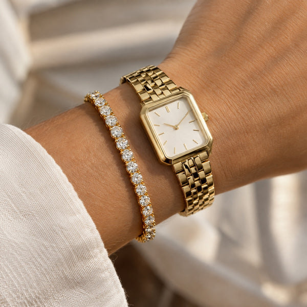 Tennis Bracelet worn